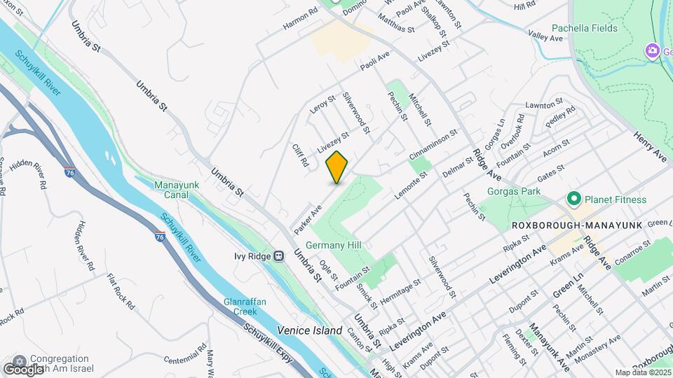 223 Parker Ave Map and Location Details