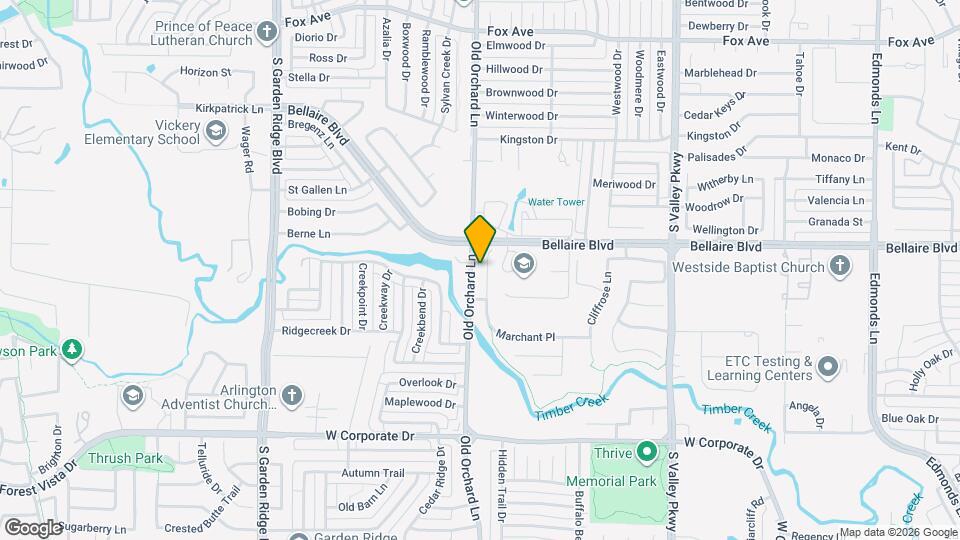 1316 Marchant Pl Map and Location Details