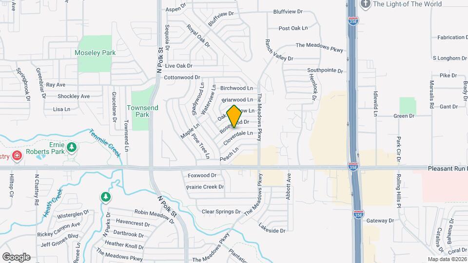 1025 Cloverdale Ln Map and Location Details