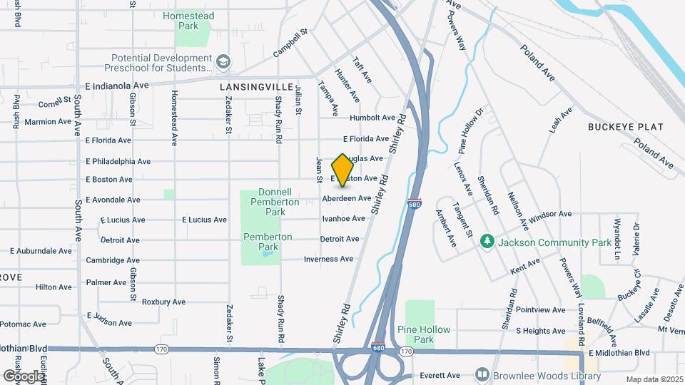1340 Aberdeen Ave Map and Location Details