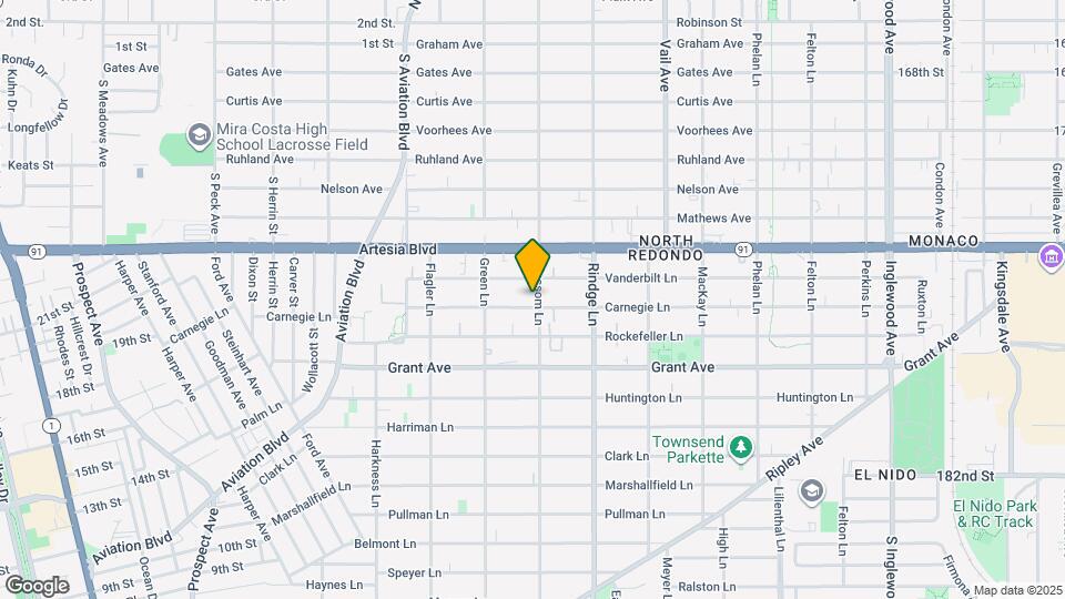 2021 Carnegie Ln Map and Location Details