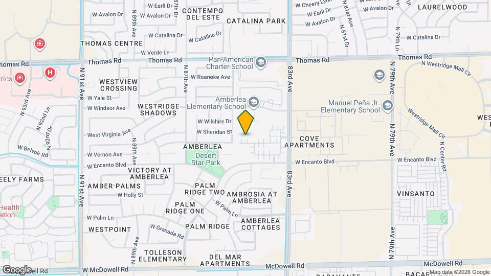 8460 W Lewis Ave Map and Location Details