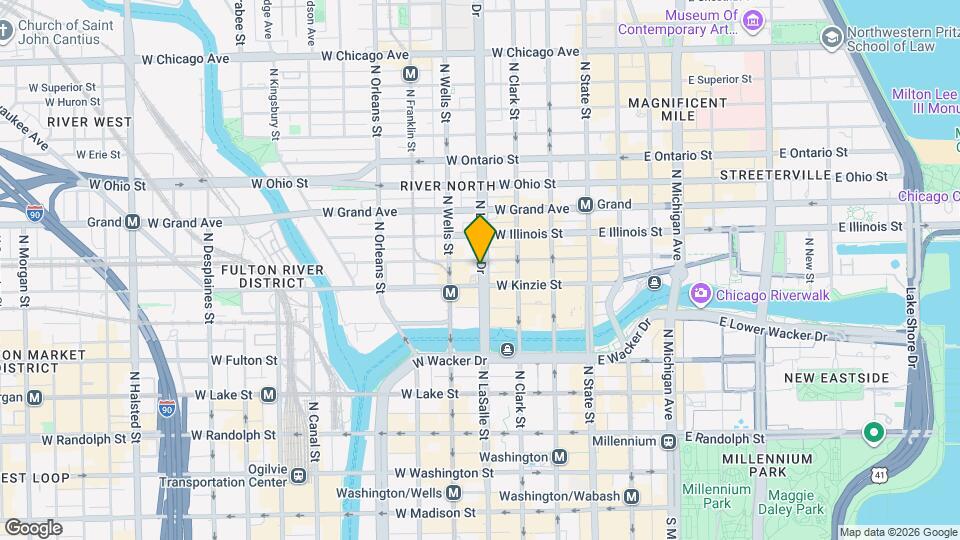 410 N La Salle Dr Mapa y Detalles de la Ubicación