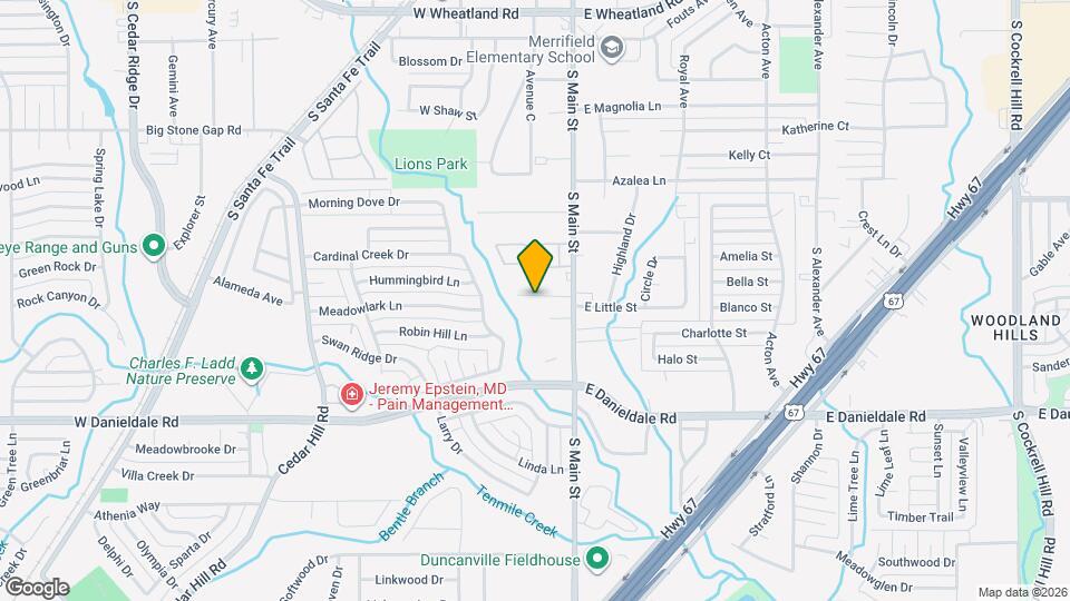 206 Country Bend Map and Location Details