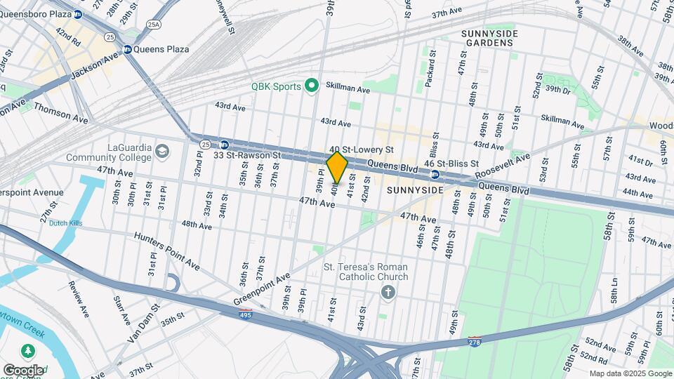 45-37 40th St Mapa y Detalles de la Ubicación