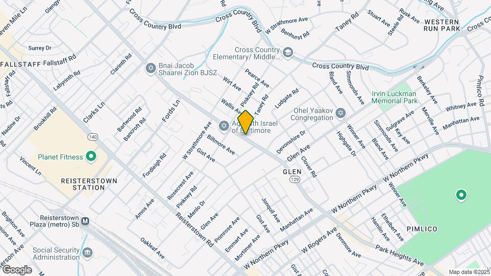 6099 Park Heights Ave Map and Location Details