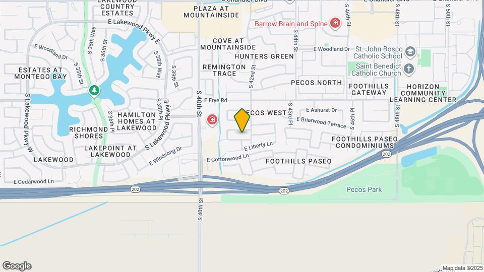 4122 E Windsong Dr Map and Location Details