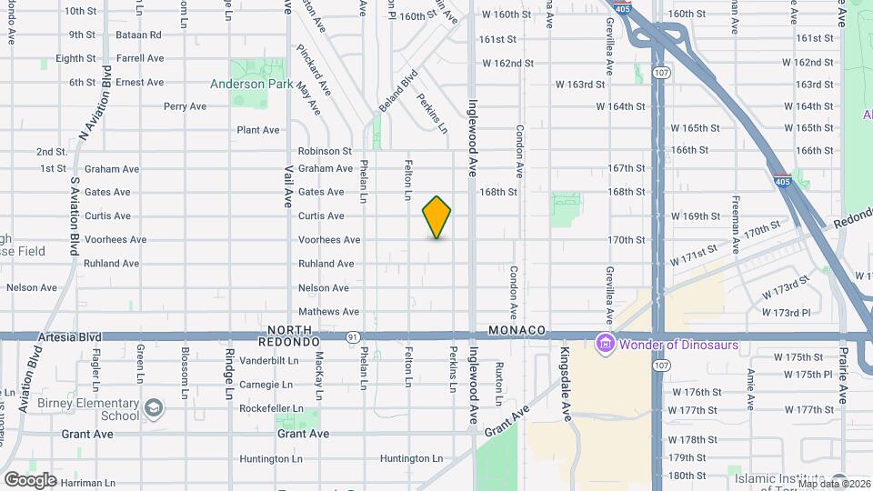 2614 Voorhees Ave, Unit B Map and Location Details