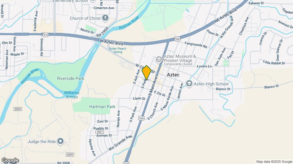 212 S Park Ave Map and Location Details