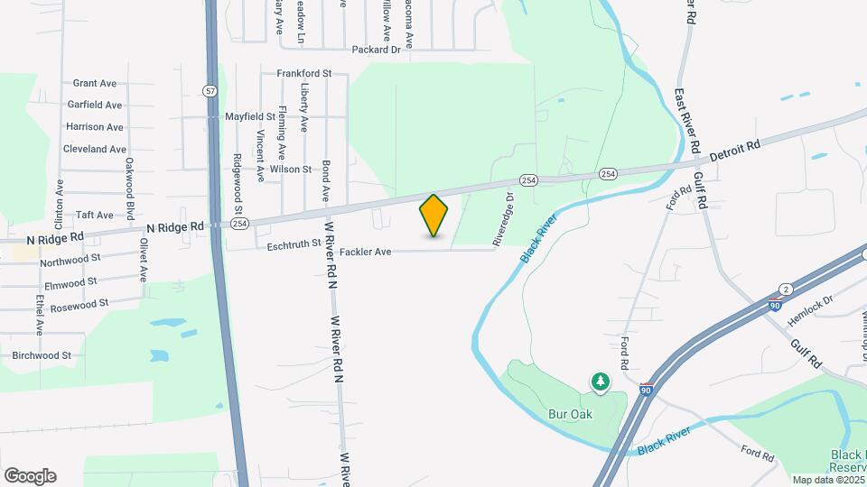 2709 Fackler Ave Map and Location Details