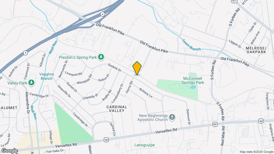 1885 Dunkirk Dr Map and Location Details