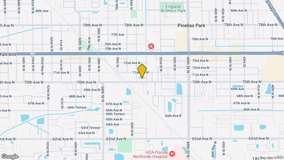 5349 70th Ave N Map and Location Details