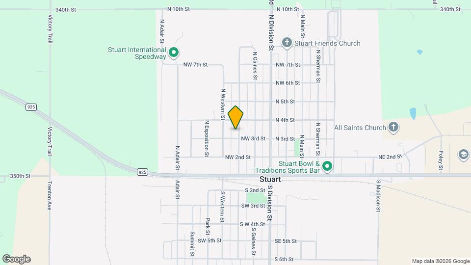 308 N Harrison St Map and Location Details