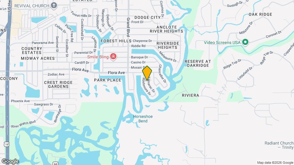 1133 Tamarac Dr Map and Location Details