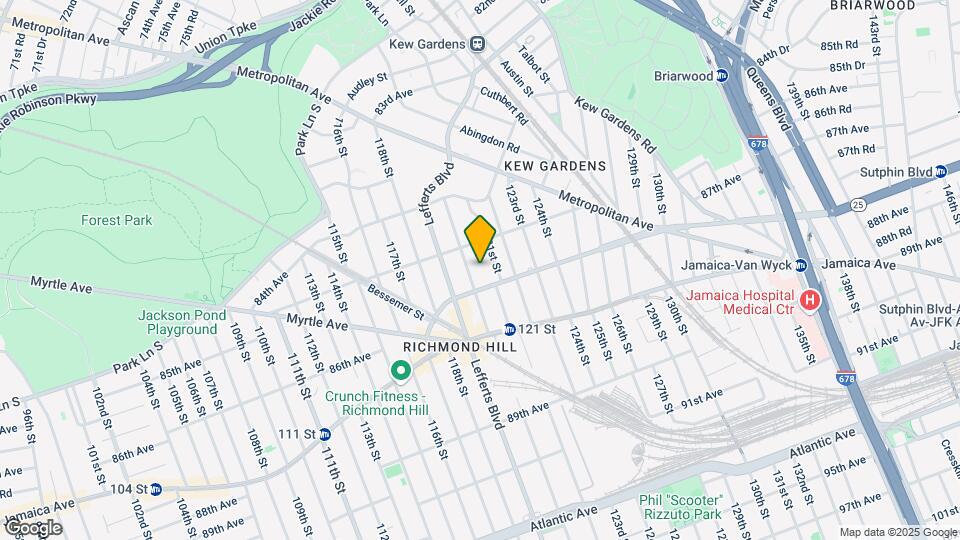 85-31 120th St Mapa y Detalles de la Ubicación