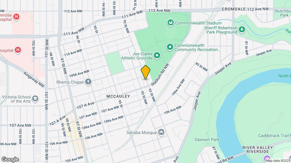 10752-10792 92 St NW Map and Location Details