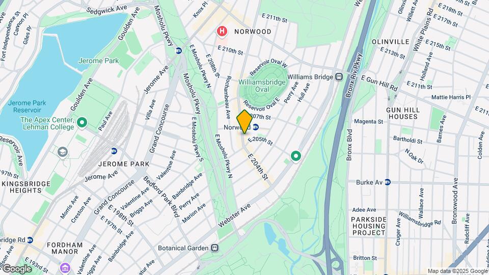3120 Bainbridge Ave Mapa y Detalles de la Ubicación