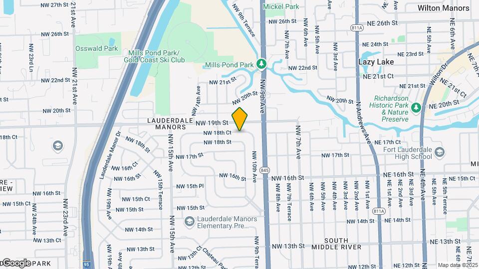 1106 NW 18th Ct Mapa y Detalles de la Ubicación
