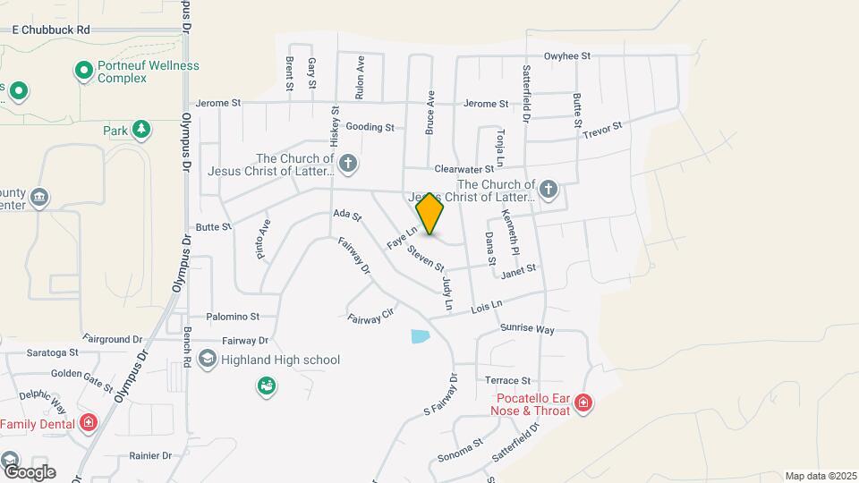 2101 Douglas St Map and Location Details