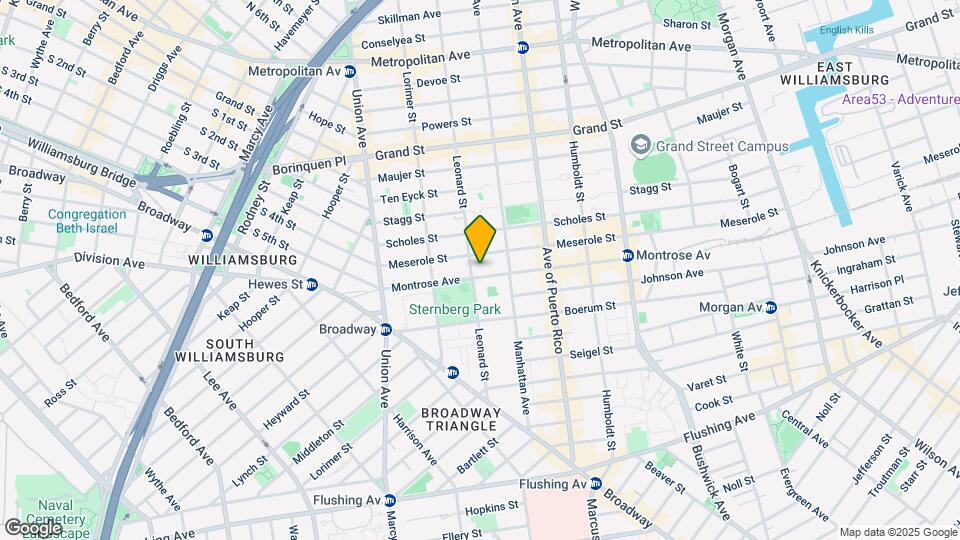 87 Montrose Ave, Unit 1F Map and Location Details