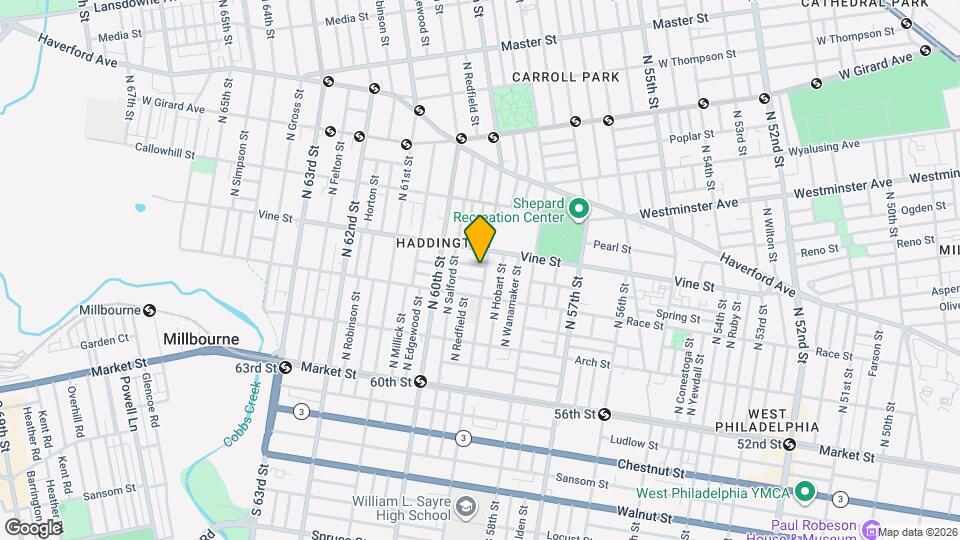 232 N 59th St Mapa y Detalles de la Ubicación