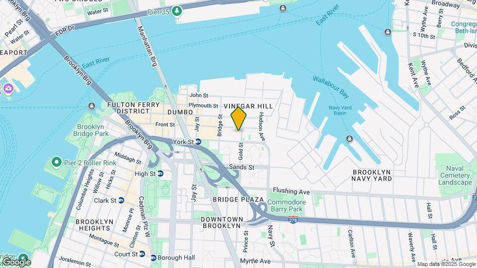 100 Gold St Map and Location Details
