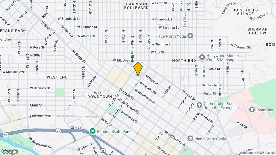 1510 W. Franklin St. Map and Location Details