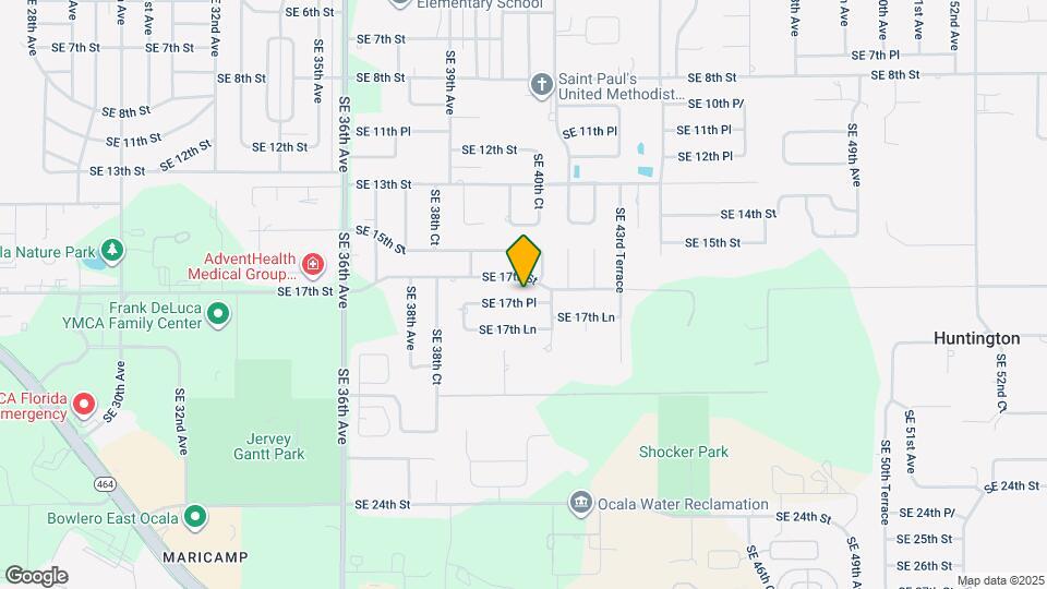 4025 SE 17th Pl Map and Location Details