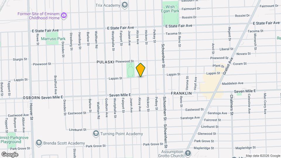19220 Alcoy Ave Mapa y Detalles de la Ubicación