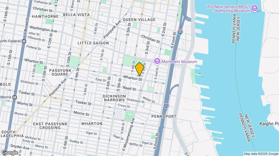 311 Wharton St Map and Location Details