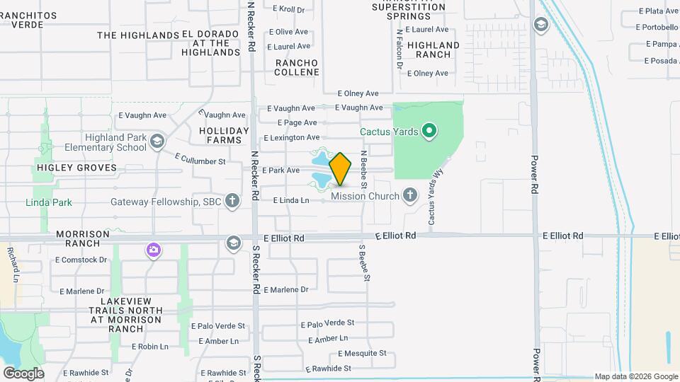 4233 E Bruce Ct Map and Location Details