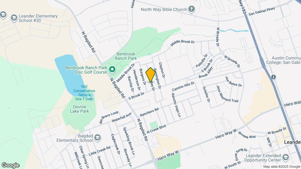 1007 Whitley Dr Map and Location Details