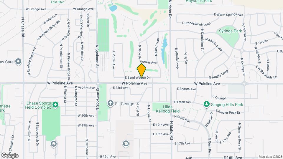 500 E Sand Wedge Dr Map and Location Details