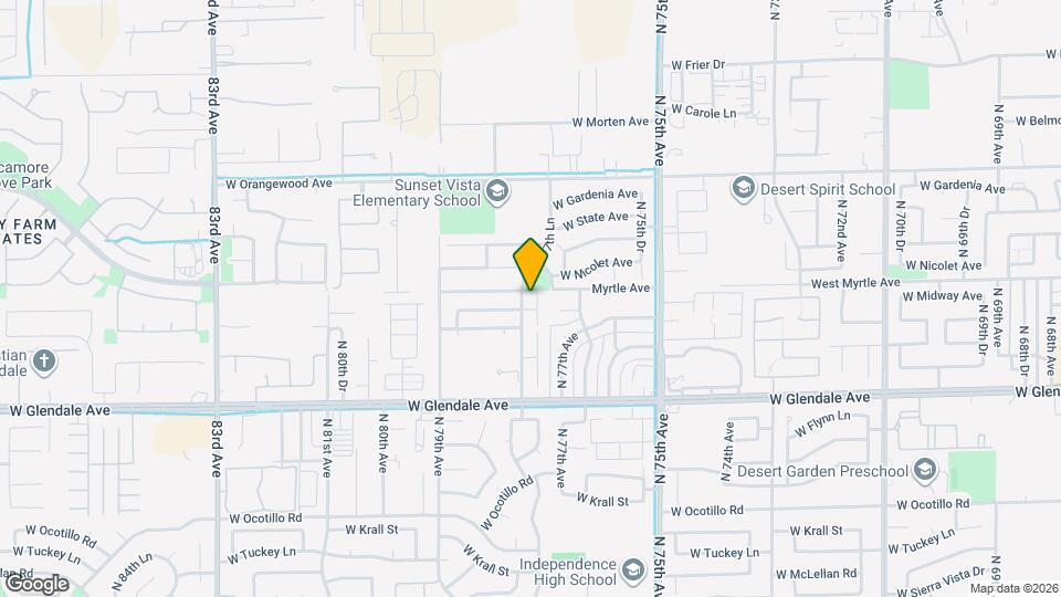 7242 N 77th Dr Map and Location Details