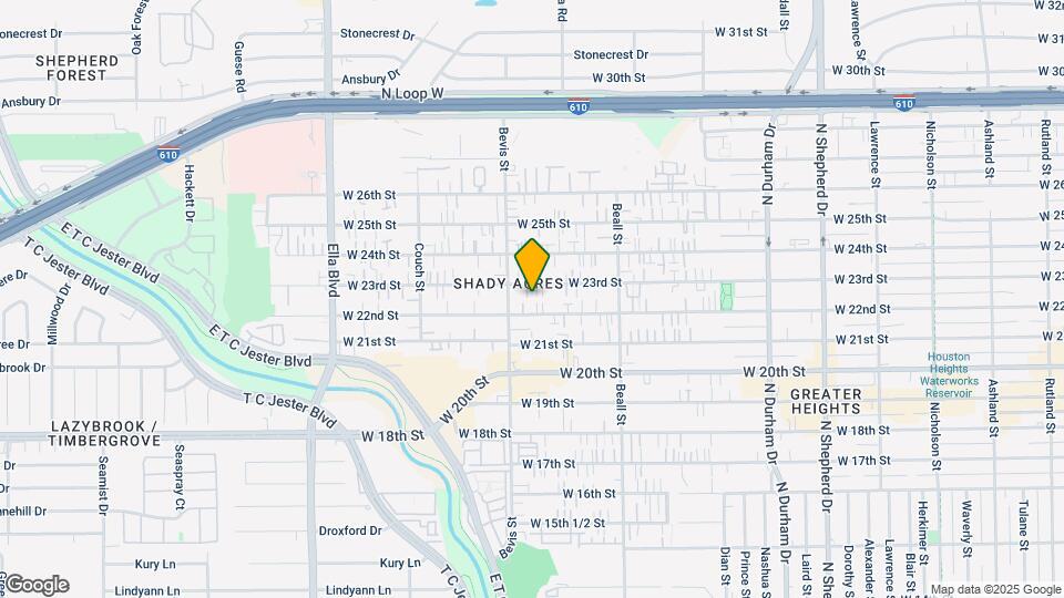 1250 W 23rd St Map and Location Details