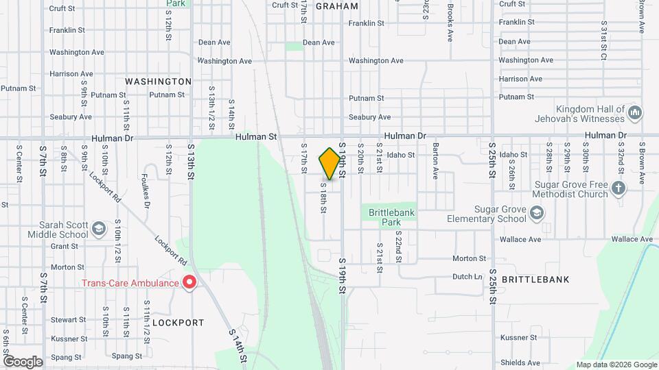 1916 S 18th St Map and Location Details