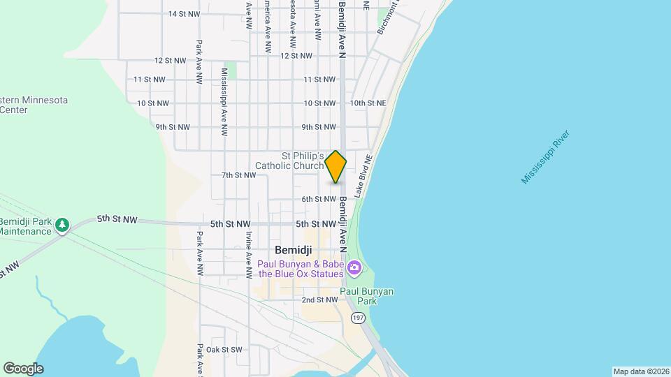 609 Bemidji Ave N Map and Location Details