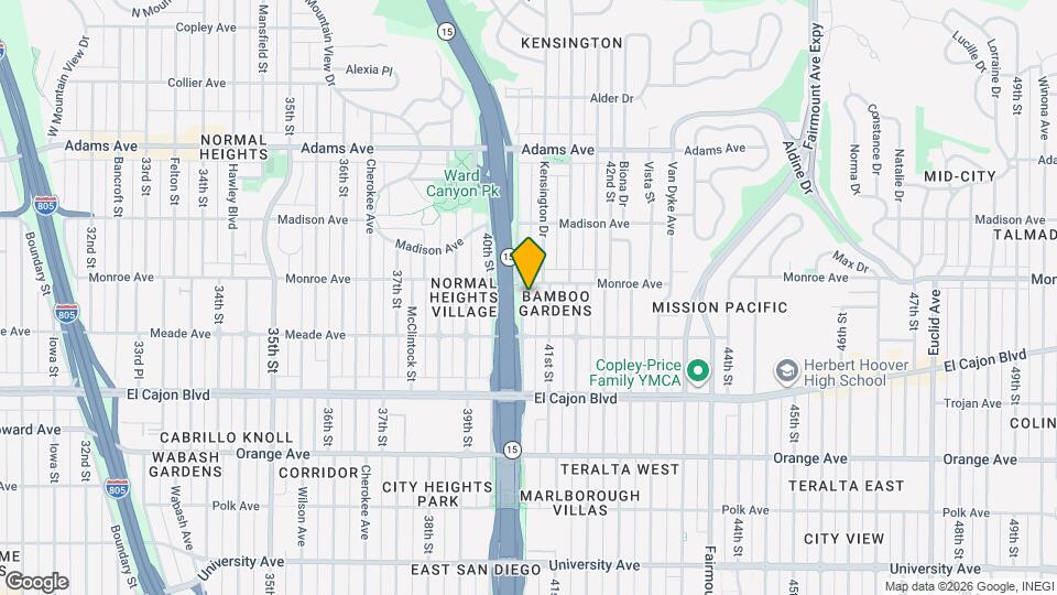 4473 Central Ave Map and Location Details