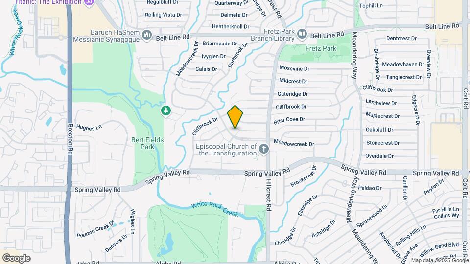 6721 Meadowcreek Dr Map and Location Details
