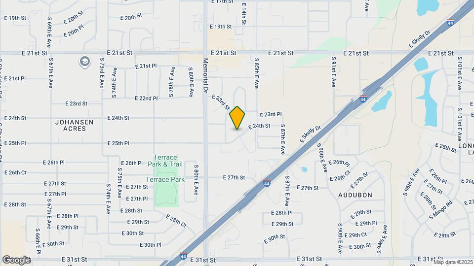 2316 S 84th E Ave Map and Location Details