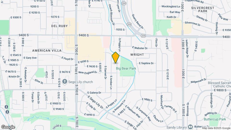 9624 S Poppy Ln Map and Location Details