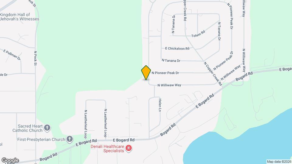 1214 N Williwaw Way Map and Location Details