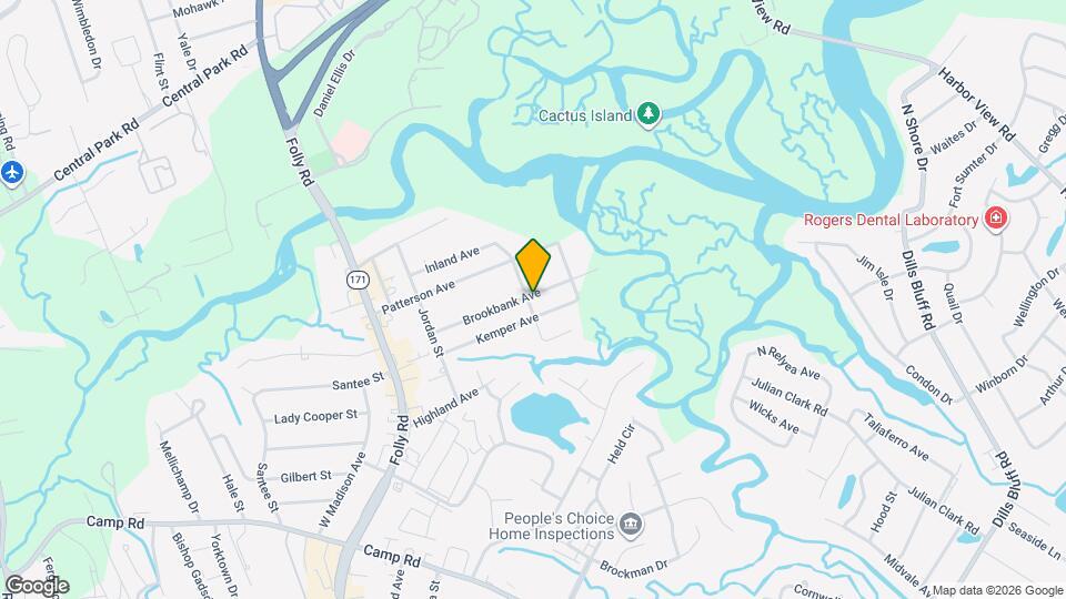 1463 Brookbank Ave Map and Location Details