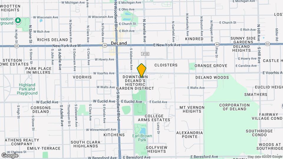 321 S Osceola St Map and Location Details