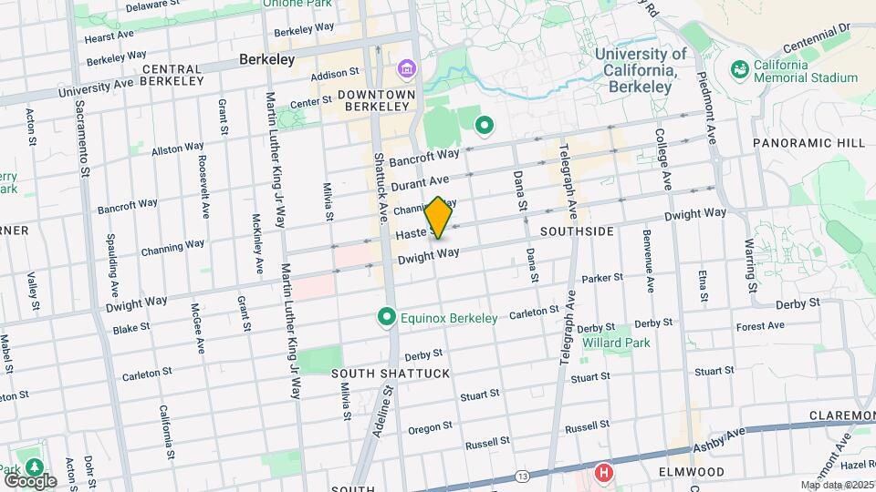 FOUND Study Southside Berkeley Map and Location Details