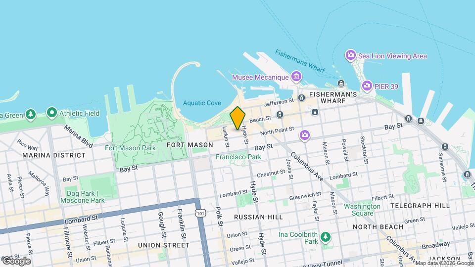 836 N Point St, Unit 836 Map and Location Details