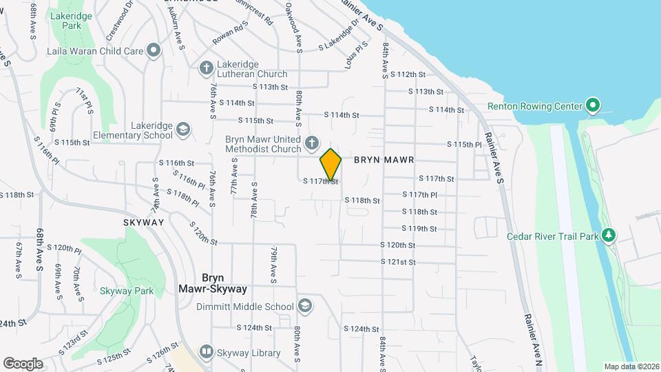 8047 S 117th St Map and Location Details