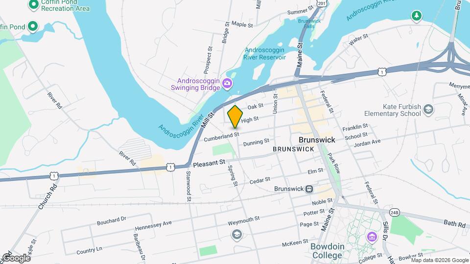 36 Cushing St Mapa y Detalles de la Ubicación