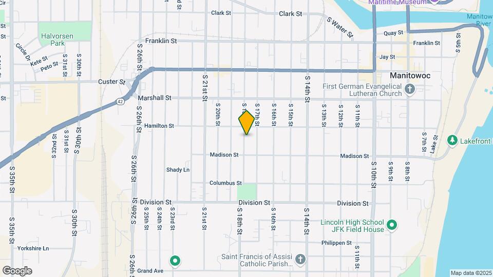1217-1219 S 18th St Map and Location Details