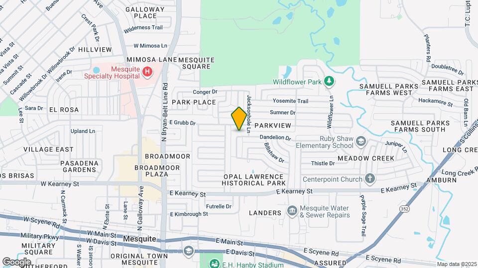 705 Dandelion Dr Mapa y Detalles de la Ubicación